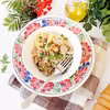 Penne z indykiem w sosie śmietanowym z kurkami (na winie)