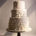 Skromny tort weselny