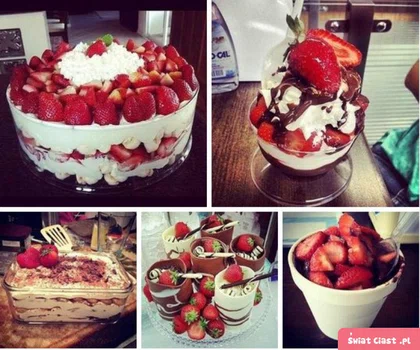 Desery z truskawkami
