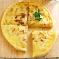 Chaczapuri z farszem ziemniaczano-twarogowym