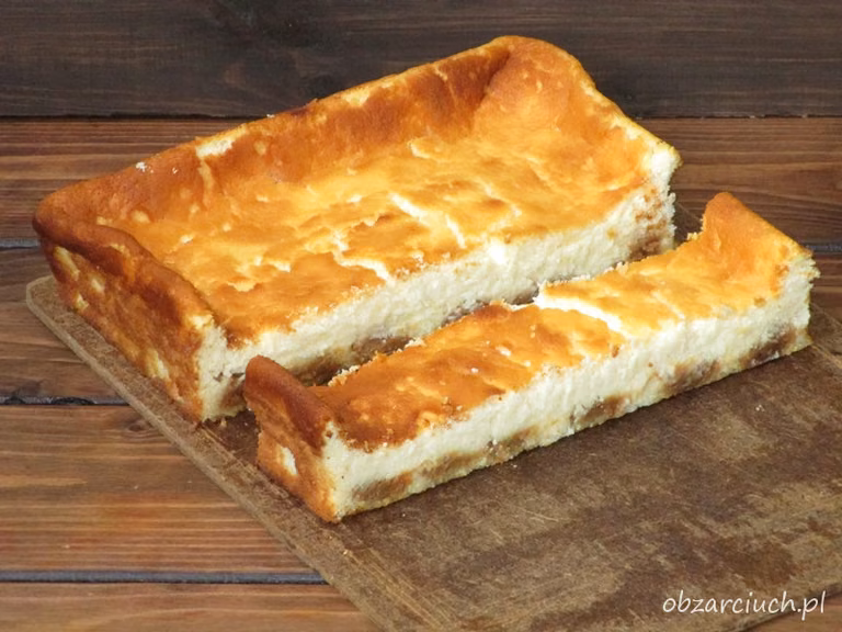 Sernik z krówkami