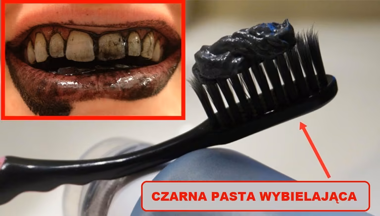 HIT! Czarna pasta która WYBIELI ZĘBY!