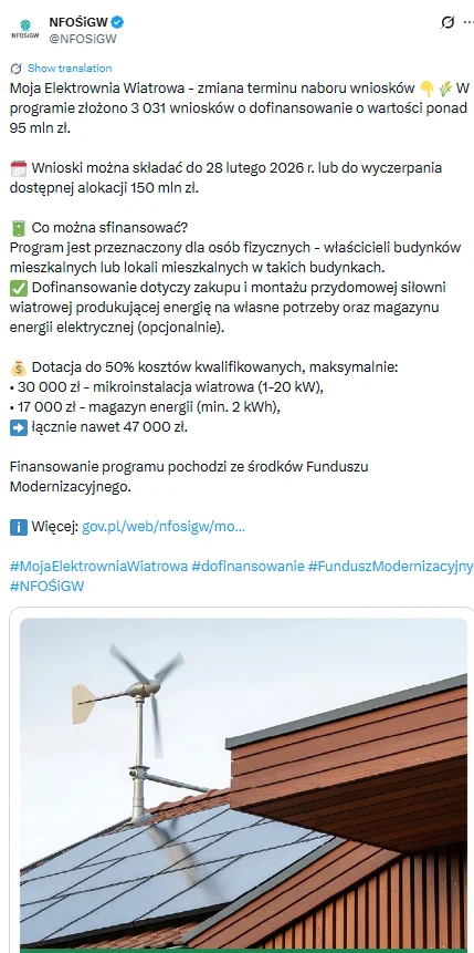 Zdjęcie Nawet 47 tys. zł dofinansowania dla właścicieli nieruchomości! Uwaga - skrócono termin składania wniosków #1