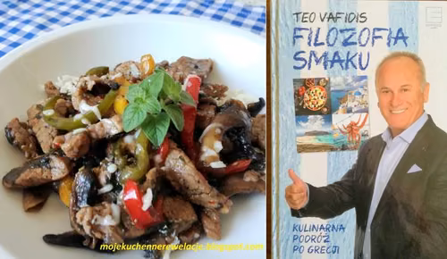 Polędwiczka wieprzowa po grecku i recenzja "Filozofii smaku" Teo Vafidisa