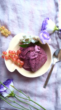 domowe lody jagodowe