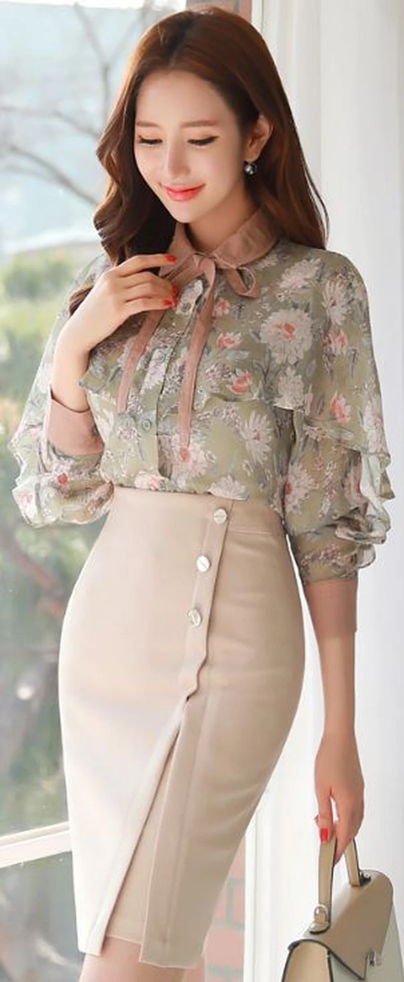 Elegancka stylizacja na wiosnę