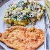 Kotlety W Panierce Z Parmezanem Oraz Szybki Sos Pieczarkowy