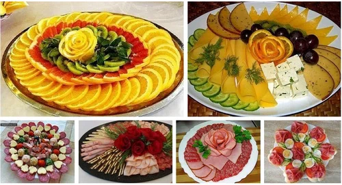 Piękne dekoracje na talerzu