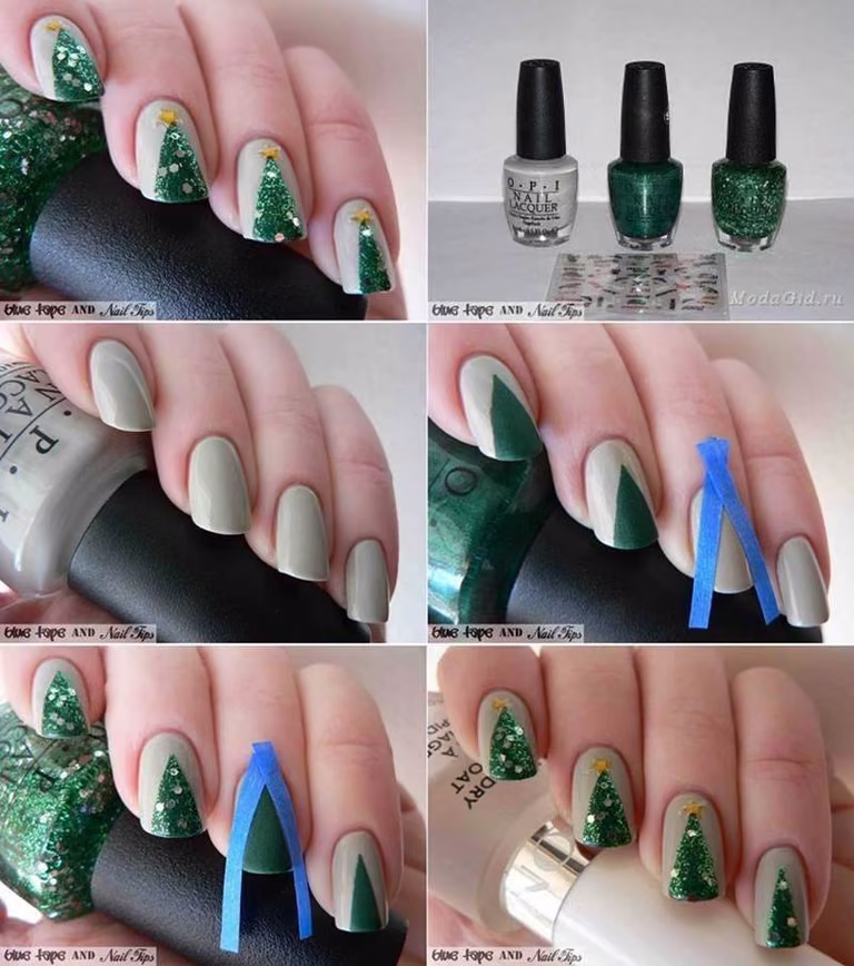 Świąteczne manicure