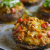 Pieczarki Portobello faszerowane mięsem mielonym