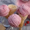 Lody malinowe
