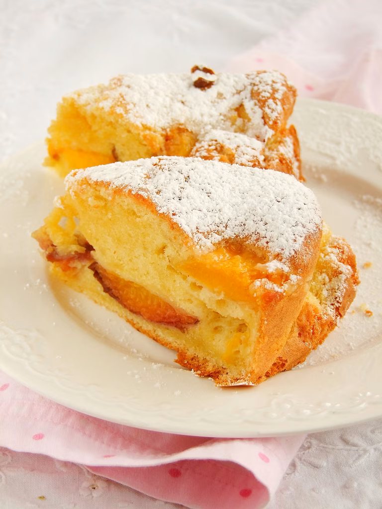 ciasto z brzoskwiniami