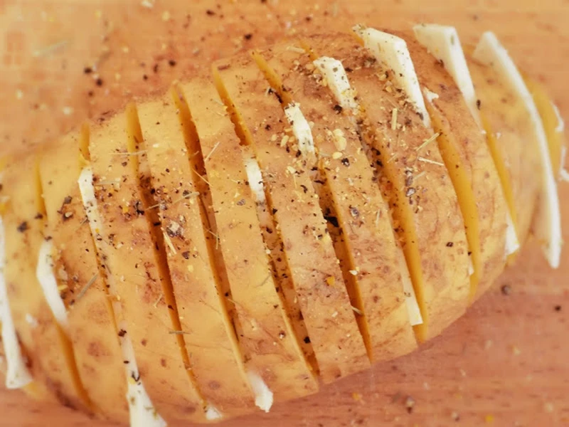 Ziemniaki z czosnkiem pieczone na grillu