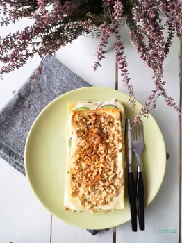 Lasagne z kozim serem