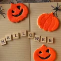 Halloweenowe ciasteczka dynie