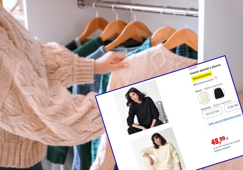 Ten pluszowy sweterek z Lidla za 48 zł to hit zimowych stylizacji! Okrągły dekolt i luźny, ale kobiecy krój – idealny do legginsów, dżinsów i spódnicy