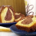 Babka piaskowa dwukolorowa