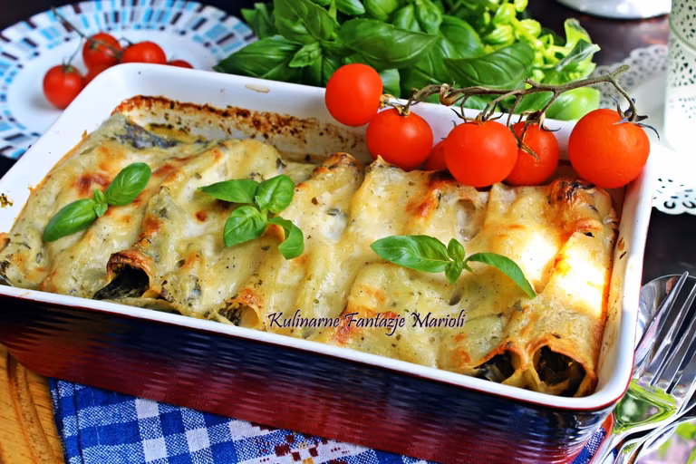 Cannelloni ze szpinakiem