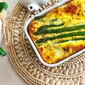 Pieczony omlet ze szparagami