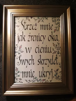 Kaligrafia na Dzień Babci