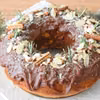 Babka miodowa z czekoladową polewą