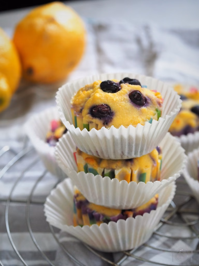 Keto muffinki z borówkami (Paleo, LowCarb)