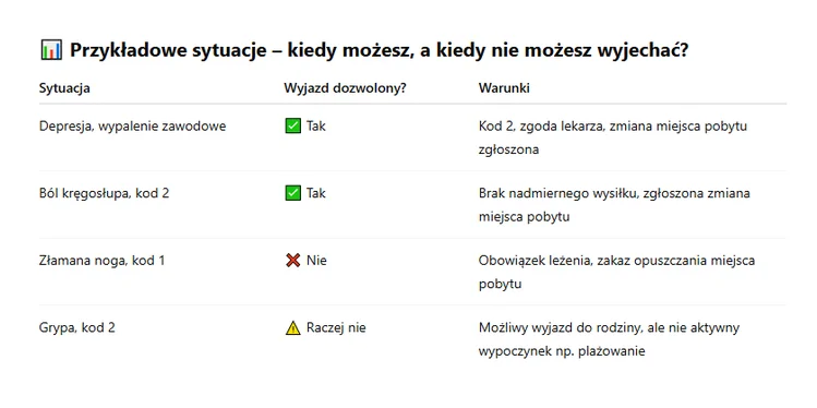 Zdjęcie Czy na L4 można lecieć na wakacje? Ten kod w dokumentach daje Ci zielone światło! #1