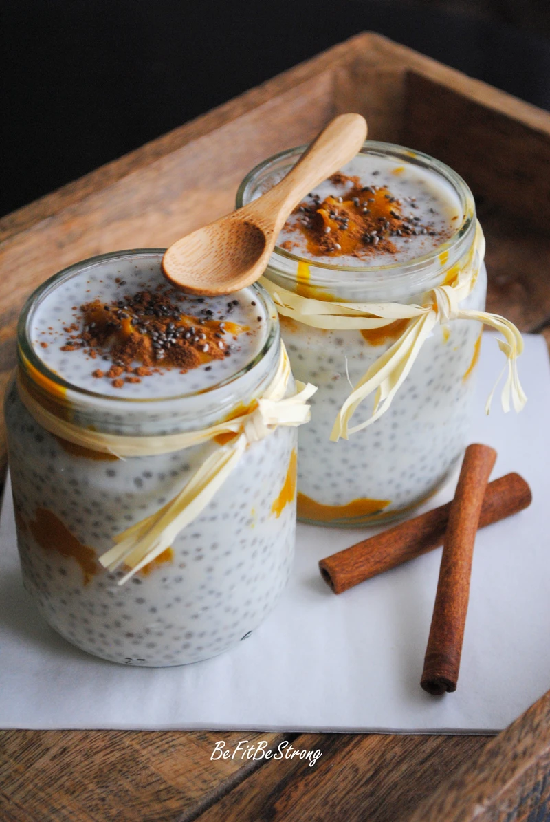 Pumpkin Spice Chia Pudding - deser dyniowy chia