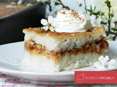 SMAK DZIECIŃSTWA- ZAPIEKANY RYŻ Z JABŁKAMI