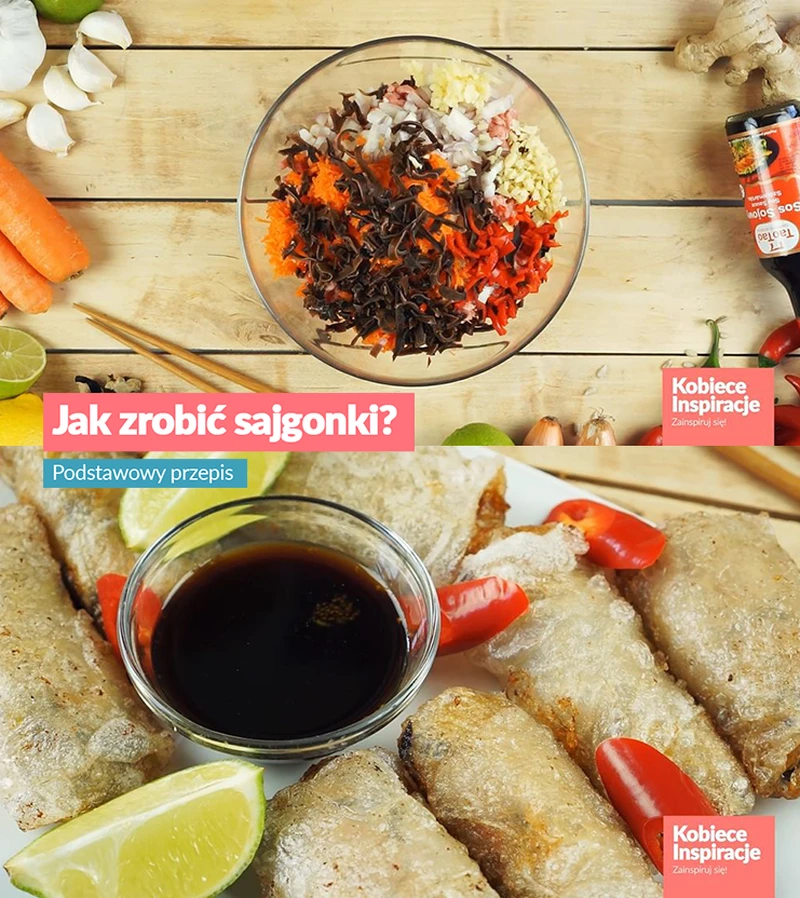 Jak zrobić sajgonki - podstawowy przepis