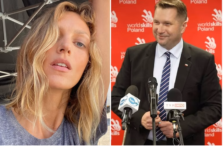 Anja Rubik chce się spotkać z Czarnkiem.”Widać u niego ogromne braki i chciałabym mu pomóc”