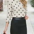 Bluzeczka w kropki - super styl