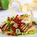 Sałatka z grillowanego bakłażana