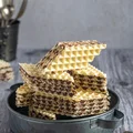Piszinger, wafle z masą kakaową