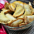 PIEROGI Z KAPUSTĄ I PIECZARKAMI PIECZONE W PIEKARNIKU