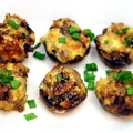Pieczarki faszerowane