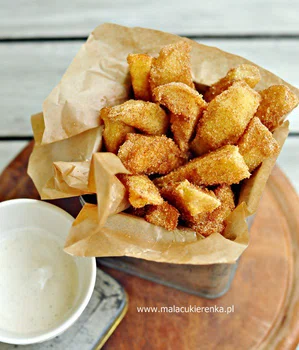Cynamonowe frytki z jabłek
