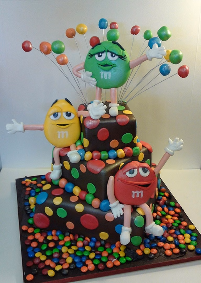 Torcik z m&m's