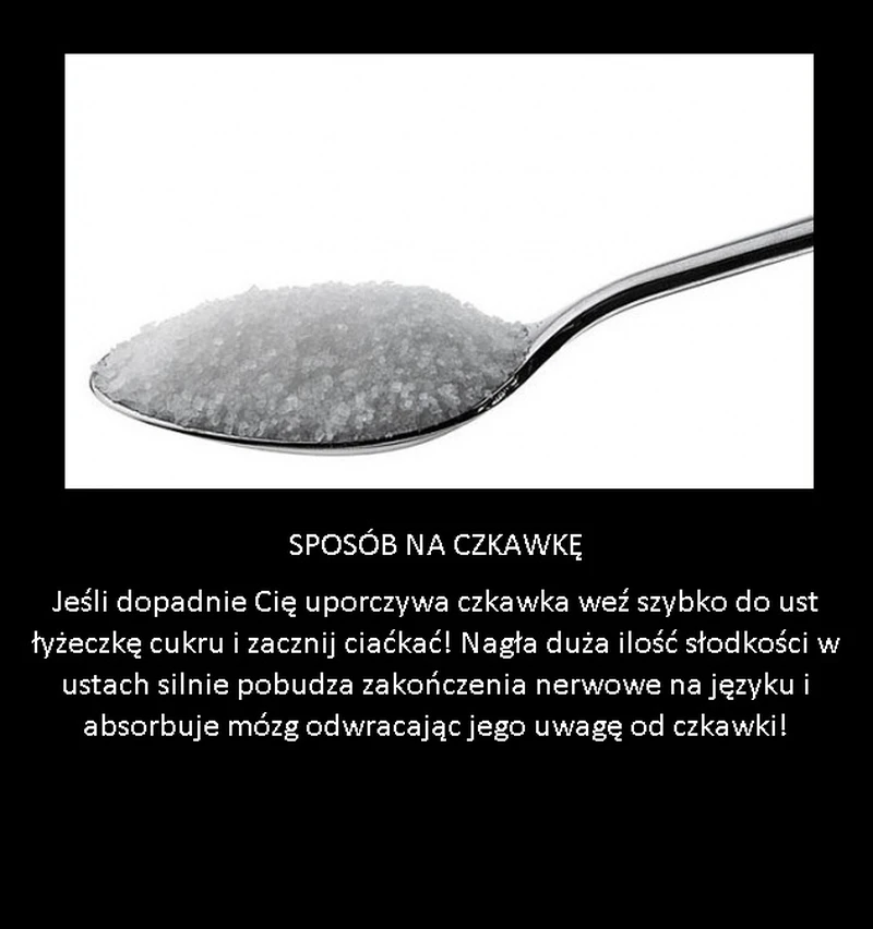 Sposób na czkawkę..