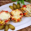 Kotlety mielone zapiekane à la pizza