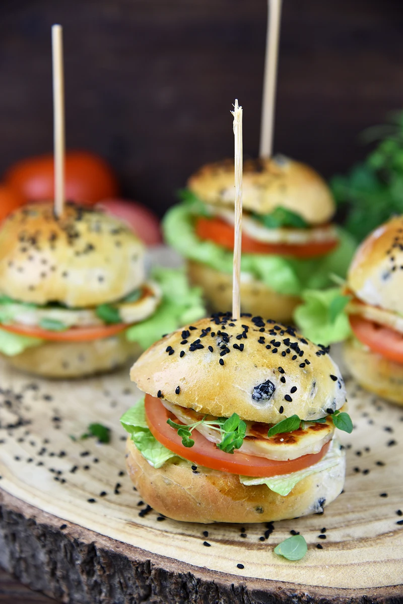 Imprezowe hamburgerki z serem Halloumi!