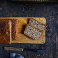 Chleb na zakwasie z prażonym siemieniem lnianym wg. Piotra Kucharskiego