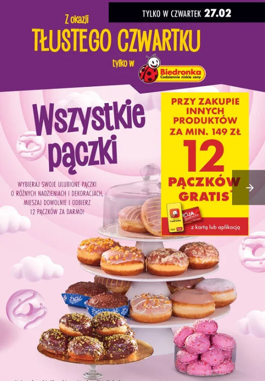Zdjęcie Pączki rekordowo tanie! Jedna z sieci sklepów rozdaje je za darmo #1