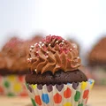 Muffinki kakaowe z kremem czekoladowym