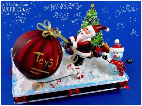 Piękny tort świąteczny