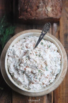 Pasta z serka śmietankowego i wędzonego łososia