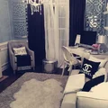 Sypialnia w stylu glamour
