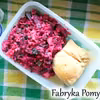 Sałatka z kaszą bulgur, botwinką i rzodkiewką + pieczona pierś z kurczaka