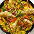 Paella z kurczakiem