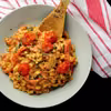 Pomidorowo-Serowa Pasta z Pieczoną Papryką i Szpinakiem